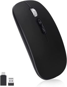 Slim Rechargeable Wireless Mouse 2.4GHz Quiet Mouse M103 With 3 DPI Adjustable For Laptop/PC/Macbook