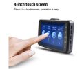 GT500 4 Inch IPS Touch Screen Car DVR Mirror Dvrs Camera HD 1080P Rear View Two Lens Video Recorder Dash Cam Night Version built in 32GB