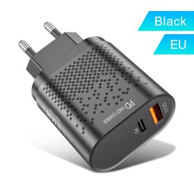 Charging Plug US Standard 3.0 Fast Charge PD Charger 18W for Apple Android USB-A + Type-c Dual Port