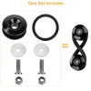 5Set Car Quick Release Bumper Fasteners Front Rear Bumper Holders Trunk Fender Hatch Lids Kit