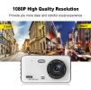 GT29 FHD 1080P Car Dvr Dash Camera 4" IPS Screen With Rearview Rear Cam Dvrs White Color GT29 Ultra-Thin Style Night Version built in 32GB