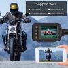 MT30 New Motorcycle Dash Cam 1080P Full HD Front Rear View Camera Waterproof Motorcycle Dual-Lens Driving GPS Recorder Box built in 32GB