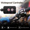 MT24 3' Motorcycle Sprint Cam Motorcycle DVR Dual 1080P Waterproof Camera SONY Sensor Recorder GPS/WiFi Night Vision Driving Recorder built in 32GB