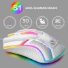 Limei S1 E-Sports Luminous Wired Mouse USB Wired Desktop Laptop Mute Computer Game Mouse