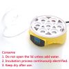 7-Egg Mini Practical Poultry Electric Incubator (US Standard) Yellow