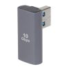 90 Degree USB to USB Adapter Right Angle USB 3.0 Male to USB Female for Laptop