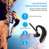 Wireless V5.0 Earpiece ENC Driving Earbuds 180° Rotatable Left Right Ear Fit Earphone For Business Driving Running