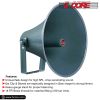 5 Core Outdoor PA Paging Horn Loud Speaker 16 Inch PA Speaker Weatherproof with mounting Bracket RH 16