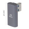 90 Degree USB to USB Adapter Right Angle USB 3.0 Male to USB Female for Laptop