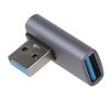 90 Degree USB to USB Adapter Right Angle USB 3.0 Male to USB Female for Laptop