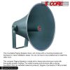 5 Core Outdoor PA Paging Horn Loud Speaker 16 Inch PA Speaker Weatherproof with mounting Bracket RH 16