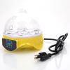 7-Egg Mini Practical Poultry Electric Incubator (US Standard) Yellow