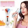 LED Face Beauty Massager Hot Cold Hammer Ultrasonic Cryotherapy Facial Vibration Massager Face Body Spa Ion Beauty Instrument