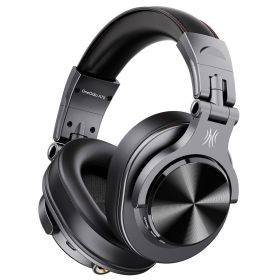 A70 Bluetooth 5.2 Headphones Stereo Over Ear Wireless Headset Professional Recording Studio Monitor DJ Headphones (Color: Black)