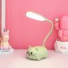 1pc Adjustable Table Lamp; Cartoon Cute Cat Night Light; USB Rechargeable LED Table Light; Child Eye Protection Warm White Desk Lamp