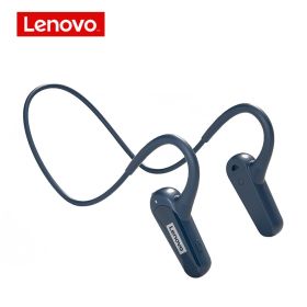 Lenovo XE06 Bluetooth Wireless Headphones IPX7 Waterproof Headset With Dual Mic Neckband Earphone For Sports Run Fitness Yoga (Color: Blue)