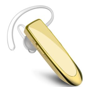 Bluetooth 5.0 Wireless Headphones Headset Earbuds Earphones with Mic 24Hrs Mini Handsfree Earpiece for iPhone xiaomi (Color: EN Gold)