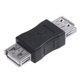 USB Female to Female Connector USB Double Female Head Conversion Adapter (Ships From: China)