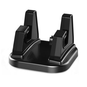 1pc Universal Car Phone Holder Stand; 360 Rotation Adhesive Silicone Car Bracket Car Mount For Cell Phones (Color: Black)