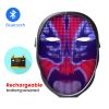 Programmable Luminous Mask LED Face Transforming Mask Led Masks with Bluetooth control for Costumes Cosplay Party Masquerade Toy