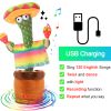 Dancing Cactus Toy Repeat What You Said 60/120 Songs Bluetooth Cactus Twisting The Body With Music Plant Kids Plush Stuffed Toys