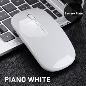 Rechargeable Wireless Mouse Bluetooth Mice Wireless Computer Mause LED RGB Backlit Ergonomic Gaming Mouse For Laptop (Color: No Light1)