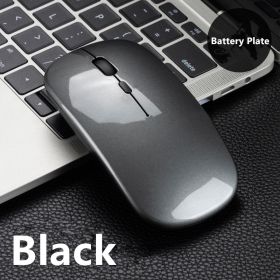 Rechargeable Wireless Mouse Bluetooth Mice Wireless Computer Mause LED RGB Backlit Ergonomic Gaming Mouse For Laptop (Color: No Light)