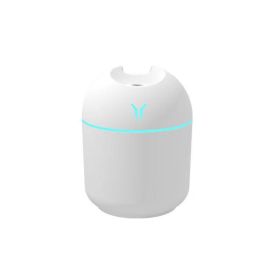 Mini Large Mist Volume USB Air Humidifier Household Small Desktop Humidifier Intelligent Car New Aromatherapy Machine (Color: White)