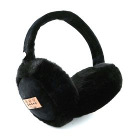 Fuzzy Wuzzy Bluetooth Headphones (Color: Black)