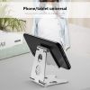 Cell Phone Stand; Adjustable Angle Metal Smartphone Stand; Desktop Phone Holder For All Phones And Tablets