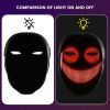 Programmable Luminous Mask LED Face Transforming Mask Led Masks with Bluetooth control for Costumes Cosplay Party Masquerade Toy