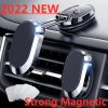 Magnetic Car Phone Holder Magnet Smartphone Mobile Stand Cell GPS For iPhone 14 13 12 11 X Pro Max Xiaomi Mi Huawei Samsung LG