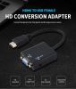 HDMI Male to Female VGA Computer Player Advertising Set-Top Box to TV Projector Monitor Adapter