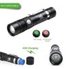 Ultra Bright LED Flashlight With T6 LED lamp beads Waterproof Torch Zoomable 4 lighting modes Multi-function USB charging