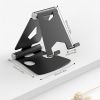 Multiple Color Aluminum Alloy Double Folding Mobile Phone Tablet Holder