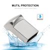 Super Mini Metal USB Flash Drives 64GB Creative Business Gifts Memory Stick Black Pen Drive Silver Storage Devices