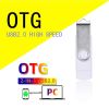 64G Rotating OTG Android Mobile Phone Computer Two-in-One USB Flash Disk 64G Mini USB Disk Full Volume Movie Data Backup