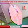 F11 New office mouse usb wired gaming mouse for computer Sport Flexible price office wired usb mouse