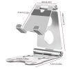 Cell Phone Stand; Adjustable Angle Metal Smartphone Stand; Desktop Phone Holder For All Phones And Tablets