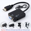 HDMI Male to Female VGA Computer Player Advertising Set-Top Box to TV Projector Monitor Adapter