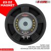 5 Core 10 Inch Subwoofer Speaker • 750W Peak • 8 Ohm Replacement DJ Pro Audio Bass Sub Woofer • w 1.25" Voice Coil • 23 Oz Magnet- WF 10120 8OHM