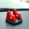 1pc Universal Car Phone Holder Stand; 360 Rotation Adhesive Silicone Car Bracket Car Mount For Cell Phones