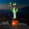 Dancing Cactus Toy Repeat What You Said 60/120 Songs Bluetooth Cactus Twisting The Body With Music Plant Kids Plush Stuffed Toys