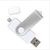 64G Rotating OTG Android Mobile Phone Computer Two-in-One USB Flash Disk 64G Mini USB Disk Full Volume Movie Data Backup