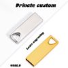 Metal USB 2.0 Flash Drives 64GB High Speed Pen Drive Golden Pendrive Silver Memory stick Creative Gifts U Disk For Computer