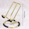 Simple Elegent Iron Plating Cell Phone Stand Holder Cradle For Office Desk