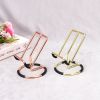 Simple Elegent Iron Plating Cell Phone Stand Holder Cradle For Office Desk