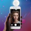 Selfie Ring Light; Portable Clip-on Selfie Fill Light; Battery Operated LED Fill Light For Mobile Phone